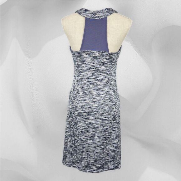 Womens MPG Athletic Sporty Dress Purple Black w/Pockets Knee Length M Racerback - Picture 2 of 11